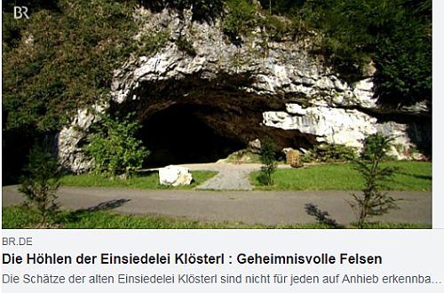 Die Höhlen der Einsiedelei Klösterl